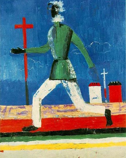 Kazimir Malevich Running man